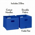 thumbnail image 4 of RiverRidge Kids 23in Playroom Bookshelf with Toy Organizer 2 Open Shelves and 2 Blue Bins, 4 of 7