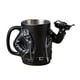 thumbnail image 1 of Taza de café novedosa para hombre, diseño creativo de chaqueta de motociclista, taza de resina de 200 ml, regalo único para amantes del café, amantes del té, regalo de cumpleaños y vacaciones., 1 of 8