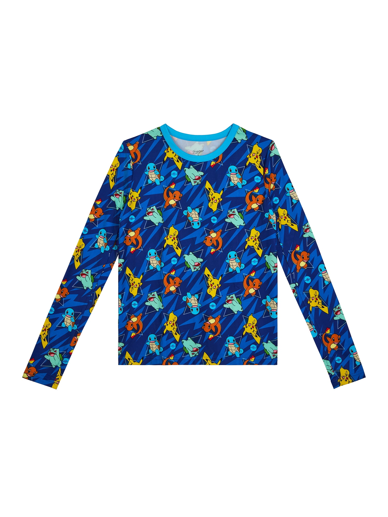 Climateright By Cuddl Duds Pokemon Boys Thermal S-L