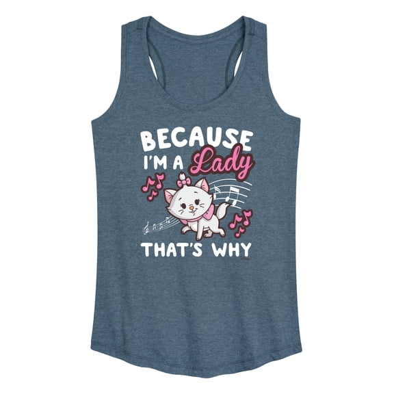Disney - The Aristocats - Because I'm A Lady - Women's Racerback Tank Top