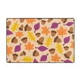 thumbnail image 2 of ZICANCN Area Rugs Doormat , Acorn Autumn Background Facecloth Non-Slip Floor Mat Rug for Living Room Kitchen Sink Area Indoor Outdoor Entrance 72"x48", 2 of 9