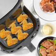 thumbnail image 4 of Air Fryer Replacement Grill Pan, Air Fryer Accessories for Chefman RJ38-SQSS-8T-D, 8QT Nonstick Remo, 4 of 5