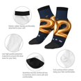 thumbnail image 5 of Fuzoiu 2025 Happy New Year 6 Print Adult Socks, Crew Moisture-wicking Socks, Unisex Cushion Crew Socks,Casual Sports Ankle Socks, 5 of 7
