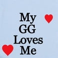 thumbnail image 2 of CafePress - My GG Loves Me Body Suit - Baby Light Bodysuit, Size Newborn - 24 Months, 2 of 4