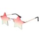 thumbnail image 2 of Sunglasses Retro Rimless Frameless Anti Glare UV Protection Green For Summer Travel 1Pair, 2 of 2