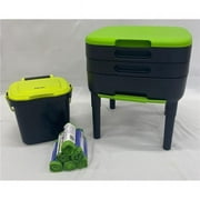 MAZE RSI-MC-WORM-PLC RSI MAZE Worm Farm w/ Plastic Legs, Caddie (6 bag rolls)