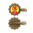 thumbnail image 1 of Logo no comer Tocado de pieza de pelo de horquilla de flor de metal vintage, 1 of 3