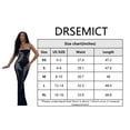 thumbnail image 6 of Women's Elegant Slim Fit Sparkling Rhinestone Strapless Dress, 6 of 6