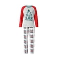 thumbnail image 1 of Diconna Christmas Family Pajamas Set Letter Print TopsTrousers Romper, 1 of 9
