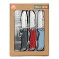 Ozark Trail Folding Pocket Knife Combo Set, MultiColor, 6 Pieces