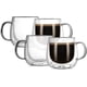 thumbnail image 1 of Tazas de café CNGLASS de vidrio de doble pared, 290 ml, juego de 4, 1 of 8