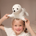 thumbnail image 2 of Chubby Seal Sea World Stuffed Animal White Sea Lion Seals Plush Doll Toy Chair Couth Sofa Decor, 2 of 10