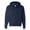 J. Navy, variant on JERZEES 994MR NuBlend Quarter-Zip Hooded Sweatshirt-J. Navy-S