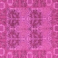 thumbnail image 1 of Ahgly Company Indoor Square Abstract Pink Modern Area Rugs, 5' Square, 1 of 4