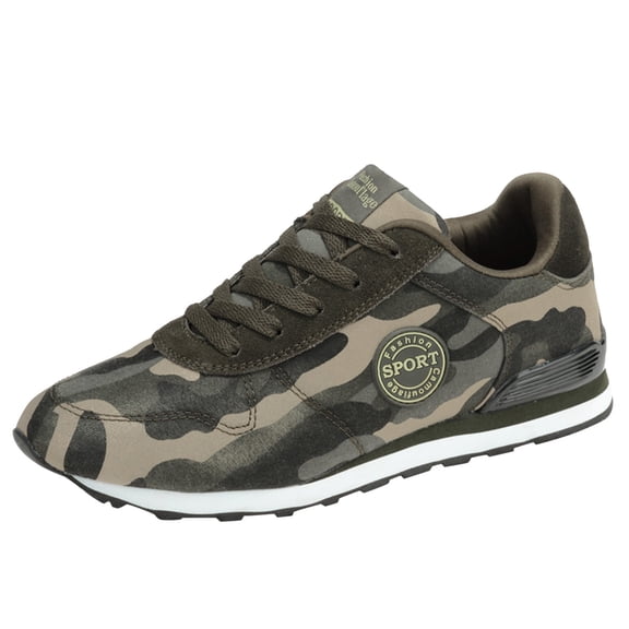 NOKIO Women's Fashion Camouflage Sneakers Lightweight Wide Width Sneakers Comfortable 𝖫a𝖼e Up Sport Shoes Casual Non-S𝗅ip Athlet𝗂c Shoes for Outdoor Sport Running Hiking Travel