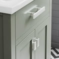 thumbnail image 6 of Water Creation Myra 24" Wood Single Bathroom Vanity in Glacial Green & White, 6 of 8