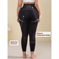 thumbnail image 3 of Takusun Women's Maternity Leggings Over The Belly Pregnancy Yoga Pants Active Wear Workout Leggings, 3 of 8