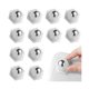 thumbnail image 2 of Mini ruedas giratorias para pequeños electrodomésticos, ruedas giratorias autoadhesivas, rodillos de acero inoxidable (12 piezas, blanco), 2 of 4