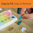 thumbnail image 3 of ACDANC 7-Day Pill Organizer,2X Day,Multicolor,1 Count,Pill Organizer,Pill Case, 3 of 7