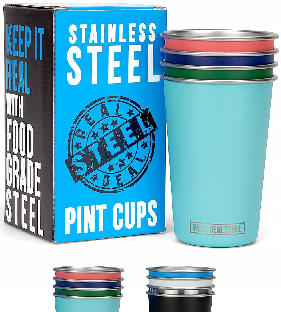 The Little Sipper - Stainless Steel Insulated Espresso Cups (Black) (S –  Real Deal Steel