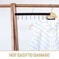 thumbnail image 3 of OULII Tie Rack Hanger For Closet Multi Functional Organizer Wood Coffee 1 PCS, 3 of 8
