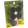 1-1/2" Value Pack Round Felt Pads, 24 Pieces, Brown