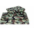 thumbnail image 5 of Chezmoi Collection 4-Piece Military Camouflage Sheet Set, Army Green Printed Microfiber Soft Breathable Deep Pocket Sheets and Pillowcases Set, King Size, 5 of 6