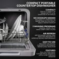 thumbnail image 3 of Farberware Countertop Dishwasher, Portable Dishwasher with 5L Water Tank for Homes and RVs, 3 of 7