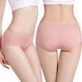 thumbnail image 2 of FJUCHAI Womens Underwear Soft Briefs Stretch Hipster Solid Bikini Panties L-XXL, 2 of 8