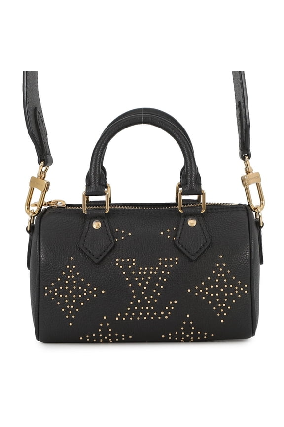 Pre-Owned Louis Vuitton Monogram Empreinte Nano Speedy Handbag M46745, 2-way shoulder bag in...