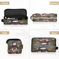 thumbnail image 5 of Hair Tool Organizer Bag with Heat Resistant Mat Removable Travel Storage Case for Hot Air Brushes Curling Irons Snowman and Gift Box, 5 of 8