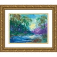 thumbnail image 1 of Trujillo, Jose 14x12 Gold Ornate Wood Framed with Double Matting Museum Art Print Titled - Early Light Impressions, 1 of 4