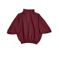 thumbnail image 5 of 2 Piece Sets for Women Summer Red Crew Neck Casual Solid Color Short Sleeve Shirt Shorts XL, 5 of 6