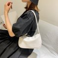 thumbnail image 4 of Sywqhk Bolsos De Mujer Color Sólido Pu Cuero Mujer Hombro Axila Bolso (Beige) Sywqhk Para estrenar, 4 of 8