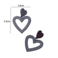 thumbnail image 3 of CherryHome Acrylic Heart Pendant Earrings for Women Lightweight Hypoallergenic Dangle Earrings, 3 of 7