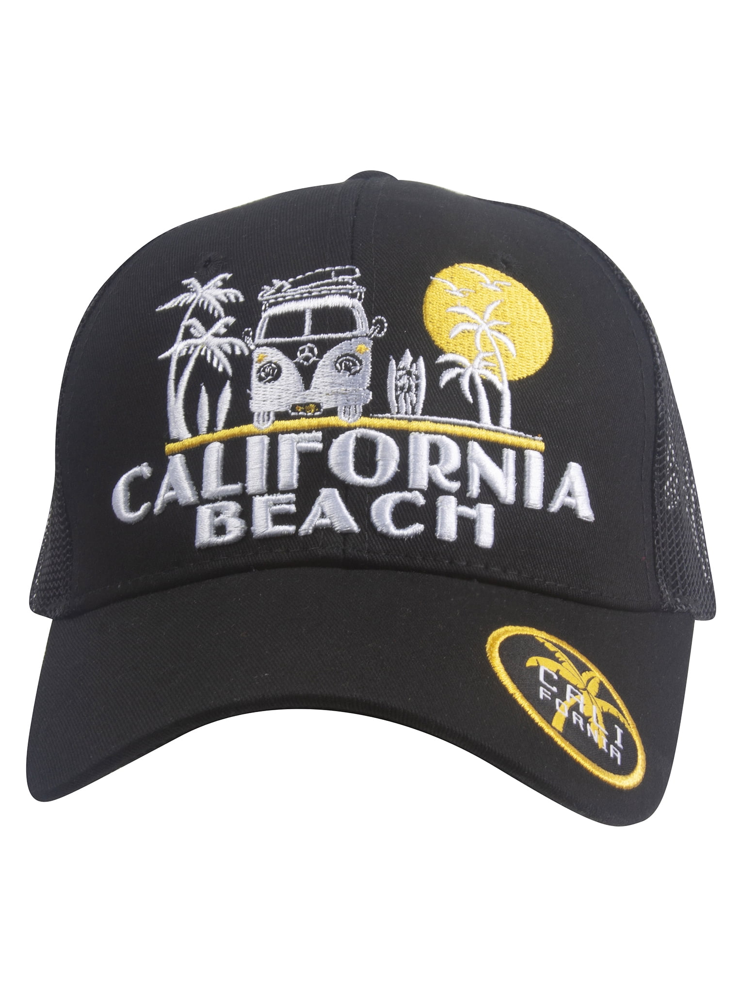 TOP HEADWEAR Summer Van Adjustable Trucker Hat - Mesh Back, Cotton Front, One Size Fits Most - View #10