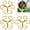 Golden Heart, variant on 2025 New Plant Stem Support Set, Upgraded Reusable Metal Climbing Plant Support Plant Trellis, Climbing Houseplant Support Stakes for Indoor Plants (1, Golden Flower)
