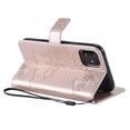 thumbnail image 6 of iPhone 11 Wallet Case, Flip Kickstand Emboss Butterfly PU Leather Protective Phone Cover with Wrist Strap & Card Slots, Rosegold, 6 of 6