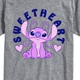thumbnail image 3 of Lilo & Stitch - Angel Sweetheart Valentine's Day - Men's Short Sleeve Graphic T-Shirt, 3 of 5