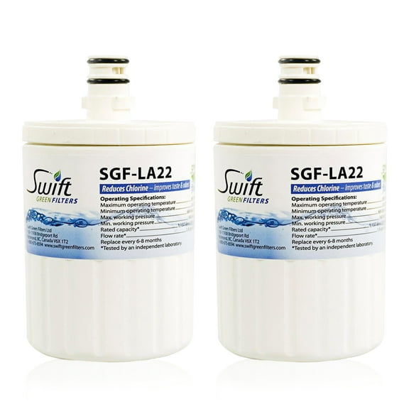 Swift Green Filters SGF-LA22 Compatible Refrigerator Water Filter for LT500P, 5231JA2002A (2 Pack)
