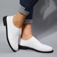 thumbnail image 4 of Lilgiuy Womens Slip On Shoes Comfort Comfortable For Walking Sneakers Mesh Breathable ShoesWhite8.5 Winter Fashion 2022, 4 of 5