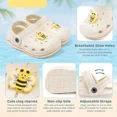 thumbnail image 4 of Meckior Toddler Boys Girls Garden Clogs Cartoon Slides Shoes Slip On Slipper Water Sandals For Little Kids, 4 of 8