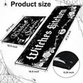 thumbnail image 3 of 2 Pack Halloween Kitchen Mats Witches Rugs Gothic Kitchen Decor Farmhouse Halloween Doormat Outdoor Vintage Non-Slip Floor Mats Retro Halloween Rugs Decor for Home Kitchen Party (Gothic), 3 of 6