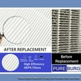thumbnail image 6 of PUREBURG Replacement Filter Compatible with RENPHO R-HAU01 Air Purifier,2-Pack H13 HEPA Activated Carbon 2-in-1 3-Stage Filtration For Air Clean Dust VOCs Odor, 6 of 6