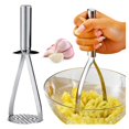 thumbnail image 3 of Stainless Steel Vegetable Garlic Press Ginger Cutter Garlic, 3 of 5