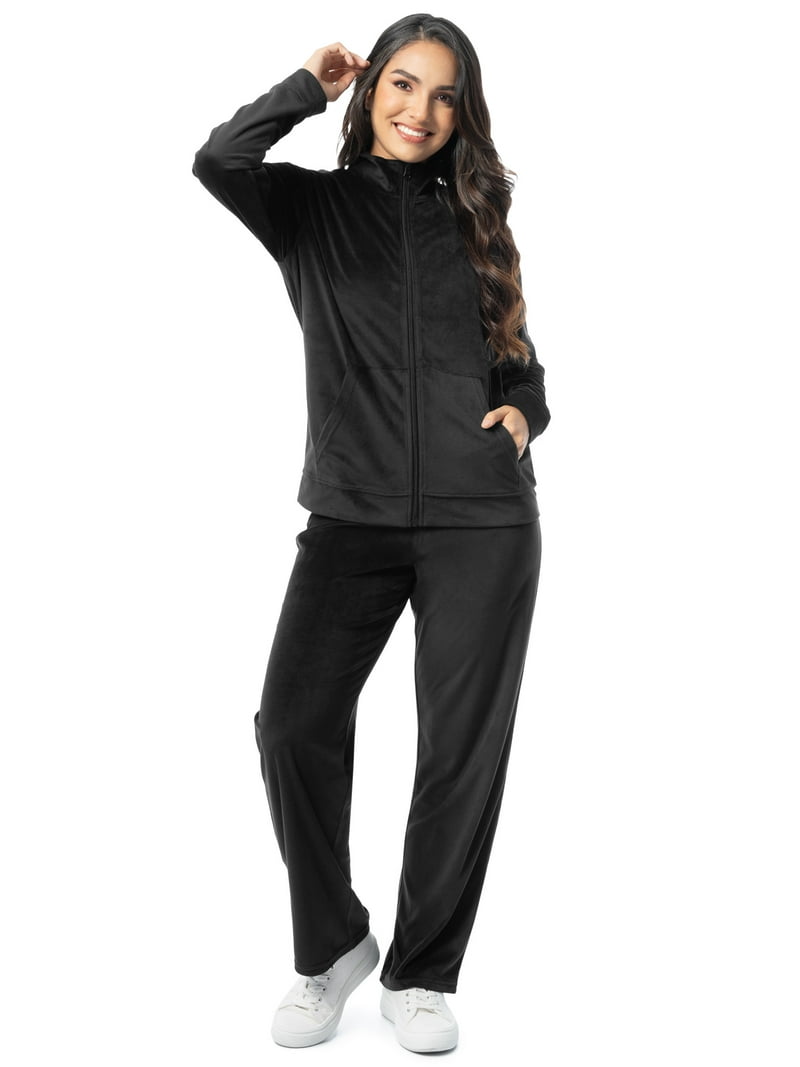 ジャケット・アウター Crushed Velvet Track Jacket Pants Setup