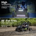 thumbnail image 2 of Greenworks 60V 2-Seat Electric Youth Go-Kart with (2) 5Ah Batteries and Dual Port Charger, 2 of 8