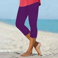 thumbnail image 2 of WAYUTE Leggings for Women High Waisted Solid Pants Lace Patchwork Perforated Pants Casual Stretchy Fit Running S, 2 of 7