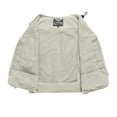 thumbnail image 5 of CCRFTGI Vest for Men Casual Lightweight Outdoor Fishing Work Safari Travel Hiking Running Golf Photo Sleeveless Cargo Vest Jacket Multi Pockets Beige XXL, 5 of 7