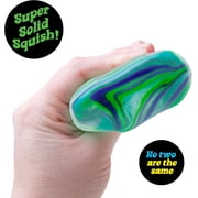Schylling NeeDoh Nice Cube Swirl - Sensory Toy with a Super Solid Squish - Unique, Swirling Color Blend - Ages 3 and Up - Blue/Green; One Cube Per Pack